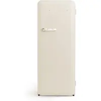 Create - Koelkast in retrostijl - Gebroken wit - Handvat Marmer - FRIDGE RETRO 281L