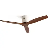 Create - Plafondventilator 40W silent Ø132 cm - Met Wifi - Met Afstandsbediening - 6 Snelheden - Timer - Zomer/Winter functie - Wit - WIND CALM