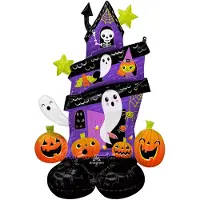 Amscan AirLoonz Halloween Kasteel 127 cm mega folieballon