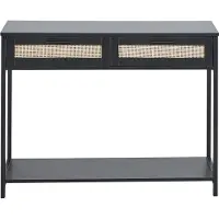 Beliani OPOCO - Consoletafel-Zwart-MDF