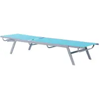 Beliani NOLI - Strandstoel - Blauw - Polyester