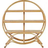 Beliani TUVALU II - Boekenkast-Natuurlijk-Rotan