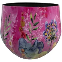 Ts Bloempot Designed By Lammie Fiesta Roze D 33 H 28 Cm