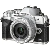 Olympus Digital Mirrorless Camera OM-D E-M10 Mark IV with 14-42mm EZ Lens Silver