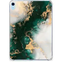 B2Ctelecom Tablet Back Cover voor iPad (2022) 10.9 | iPad 10.9 (2025) Marmer Groen
