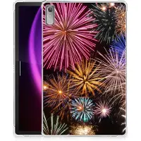 B2Ctelecom Lenovo Tab P11 Gen 2 Leuke Siliconen Hoes Vuurwerk