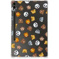 B2Ctelecom Hippe Hoes voor Samsung Galaxy Tab S9 Plus Dieren Emojis