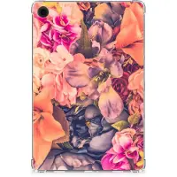 B2Ctelecom Samsung Galaxy Tab A9 Plus Siliconen Hoesje Bosje Bloemen