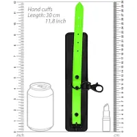 Ouch! Glow in the Dark - Dijboeien met riem en handboeien