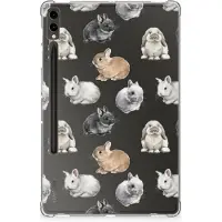 B2Ctelecom Back Case voor Samsung Galaxy Tab S9 Plus Konijntjes