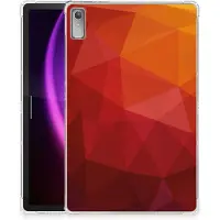 B2Ctelecom Back Cover voor Lenovo Tab P11 Gen 2 Polygon Red