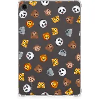 B2Ctelecom Hippe Hoes voor Samsung Galaxy Tab A9 Plus Dieren Emojis