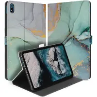 B2Ctelecom Uniek Nokia T20 Tablethoesje met Stand - Watercolor Mix Design | B2C Telecom