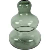 Countryfield Vaas Royal-Bree glas L22B22H35CM donker groen