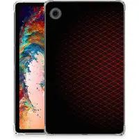 B2Ctelecom Samsung Galaxy Tab A9 Hippe Hoes Geruit Rood