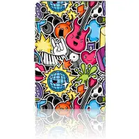 B2Ctelecom Lenovo Tab M10 Plus 3rd Gen 10.6 inch Tablet Hoes met standaard Punk Rock