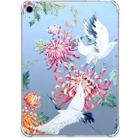 B2Ctelecom iPad (2022) 10.9 Back Case Bird Flowers