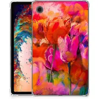 B2Ctelecom Tablethoes Samsung Galaxy Tab A9 Tulips