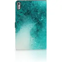 B2Ctelecom Hoes Lenovo Tab P11 Gen 2 Painting Blue