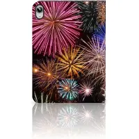 B2Ctelecom iPad (2022) 10.9 Tablet Hoes met standaard Vuurwerk