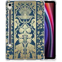 B2Ctelecom Samsung Galaxy Tab S9 Siliconen Hoesje Beige Flowers