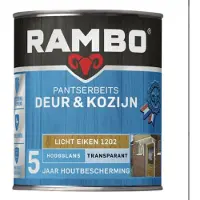 Rambo Pantserbeits Deur &amp; Kozijn Transparant Licht Eiken 1.5L