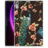 B2Ctelecom Back Cover voor Lenovo Tab P11 Gen 2 Back Case Pauw met Bloemen