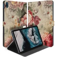 B2Ctelecom Uniek Nokia T20 Tablethoesje met Stand - Bloemen Design | B2C Telecom
