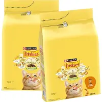 Friskies droogvoer voor katten - kip & groenten - 2 x 3000g