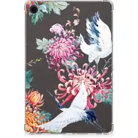 B2Ctelecom Samsung Galaxy Tab A9 Plus Back Case Bird Flowers