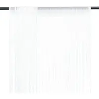 vidaXL Draadgordijnen 2 st 140x250 cm wit