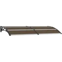 vidaXL Deurluifel 240x100 cm PC zwart
