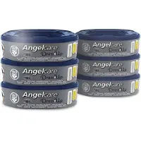 AngelCare Navulling Luieremmer Baby - Achthoekige Navulcassettes Voor Dress Up - 6 Stuks