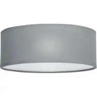Smartwares Plafondlamp Ceiling Dream, dimbaar, alu / grijs / zink, Woon-/ Eetkamer, Textiel / Stof / Zijde, Modern, plafondlamp