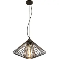 Fantasia DAXOS 1x E27 pendel zwart Ø48cm