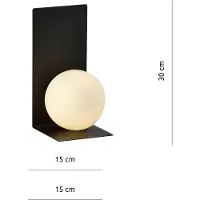 Emibig Wandlamp Form 5, dimbaar, zwart, Woon-/ Eetkamer, metaal, Modern, wandlamp