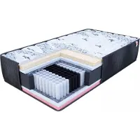 FDM COMFORT MAX Matras 90x200 cm - Hoogte 31 cm H2 - Multi Pocketvering Matrassen - Dubbelzijdig - 7 zones - Antiallergisch