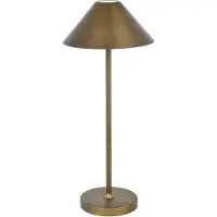 Fantasia 3430042 Qute Led Tafellamp 3W 320LM IP54, Herlaadbaar, Batterij Incl, Brons