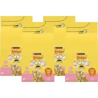 Friskies droogvoer voor katten - kip, kalkoen & groenten - met melk - voor junior katten - 1500g x 4