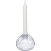 ERNST kaarsenhouder glas Ø11 cm Bubbels