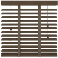 Decosol 962 Jaloezie Horizontaal Deluxe Hout Donkerbruin 80x180cm