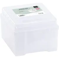 Vaessen creative Opbergbox – 21 x 18,5 x 14 cm – Incl. 6 Cassettes