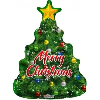 We Fiesta Wefiesta - Folieballon Kerstboom 90 cm