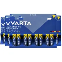 Varta 4x Longlife Power Alkaline Batterijen AA 8 stuks