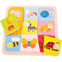 Bigjigs Dieren patronen puzzel BJ509