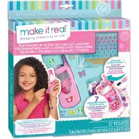 Make It Real Flip Phone Lip Gloss Set And Diy Lanyard Roze