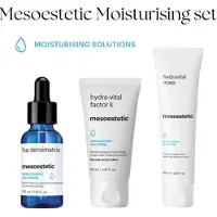 Mesoestetic Hydratatie Set – HA Densimatrix Serum + Hydra Vital Factor K + Hydravital Mask – Droge Huid – Complete Verzorgingsroutine