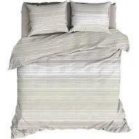 Romanette Dekbedovertrek Jordy Chalky Katoen-240 x 200 / 220 cm | Lits-Jumeaux