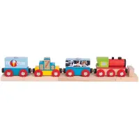 Bigjigs Houten Goederentrein - 38 cm