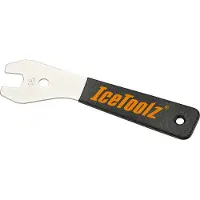 Icetoolz Cone sleutel - - Staal - Zwart - 19.5x5 cm - Poedercoating - Conewrench - Maat M - Gewicht 105 g